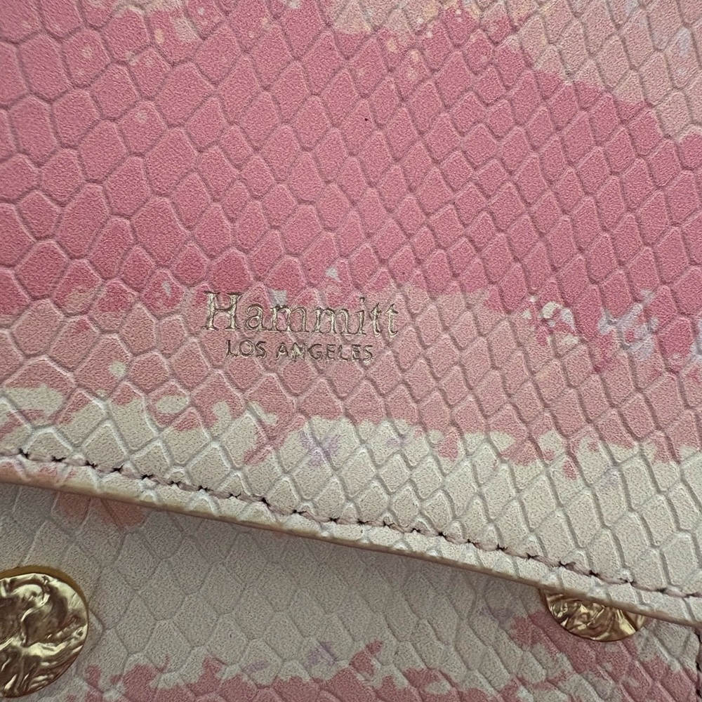 EUC Hammitt 310 Pink Himalayan Snake with brushed gold hardware - Picture 6 of 10